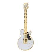 Pin E-Guitar white(3,9 x 1,4 cm)