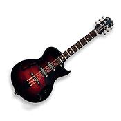 Miniatuur Speld Electric Guitar red/black