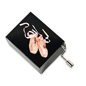 Music box Ballet black(5,7x 4,5x 3 cm)