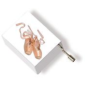 Muziekbox Ballet white