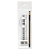 Stationery set Keyboard 3-pcs(1 pencil, 1 ruler 15 cm, 1 eraser keyboard)