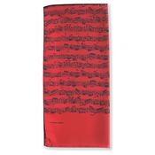 Silk scarf Shee tmusic red(Red)