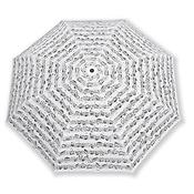 Mini umbrella Sheet music white(White, Polyester, 21 cm, llght (Alu))