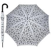 Paraplu G-clef white(fabric: 100% polyester, 86 cm, diameter 103 cm)