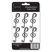 Paper clips G-clef (6 pcs)