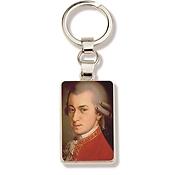 Keyring Mozart(3 x 4,5 cm)