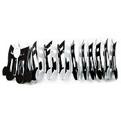 Garland Notes b/w(Height: 15cm-Length: 2-3m)