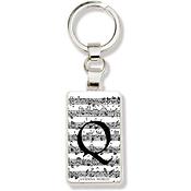 Sleutelhanger Letter Q (Wit)