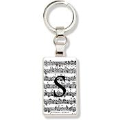Sleutelhanger Letter S (Wit)