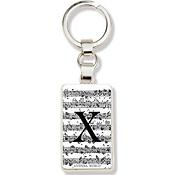 Sleutelhanger Letter X (Wit)