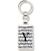 Sleutelhanger Letter Y (Wit)