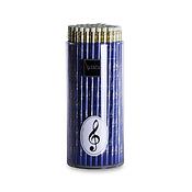 Potlood box G-clef blue (72 stuks)