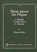 Nico de Mes: Three Pieces for Organ