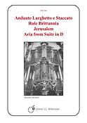 Andante Larghetto & Staccato Rule Brittannia Jerusalem Aria
