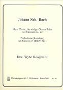Bach: Herr Christ Der Einige Gottes Sohn Preludium (Kooijmans)
