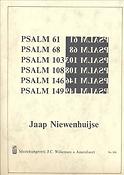 Jaap Nieuwenhuijse: Psalmen 61, 68, 103, 108, 146, 149