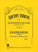 Haydn: Sechs Trios für Flöte, Violine und Violoncello, Heft op. 100