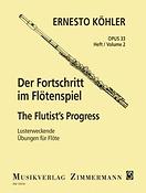 Köhler: Der Fortschritt im Flötenspiel Op. 33 Heft 2