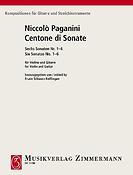 Niccolo Paganini: Centone Di Sonate 1-6