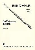 Köhler: 30 Virtuoso Studies Op.75 For Flute - Book 1