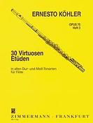 Köhler: 30 Virtuoso Studies Op.75 For Flute - Book 3