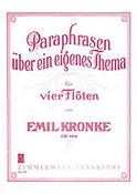 Emil Kronke: Paraphrasen über ein eigenes Thema op. 184