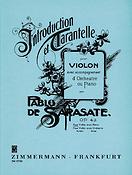 Pablo de Sarasaste: Introduction et Tarantelle Op. 43