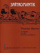 Theodor Blumer: 10 Walzer Op.56
