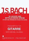 Bach: 24 Leichte Und Mittelschwere Stücke