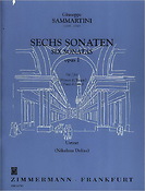 Giuseppe Sammartini: Sechs Sonaten fuer 2 Flöte