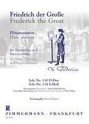 Fredrich der Grosse: Flötensonaten für Traversflöte und Basso continuo