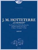 Hotteterre: Trio Sonata for two Treble (Alto) Recorders and BC