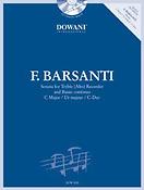 Sonata For Treble (Alto) Recorder and Basso continuo in C Major