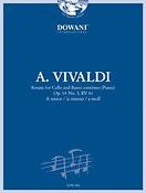 Vivaldi: Sonata For Cello and Basso continuo (Piano) Op. 14 No. 3, RV 43 in A minor