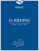Oscar Rieding: Concertino for Violin and Piano Op. 25 in D Major
