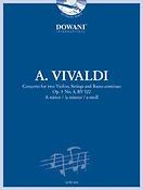 Vivaldi: Op. 3 No. 8, RV 522 in A minor Concerto for two Violins, Strings and BC
