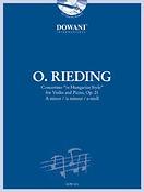 Oscar Rieding: Concertino in Hungarian Style for Violin and Piano Op.21