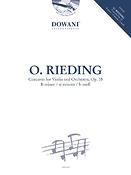 Oscar Rieding: Concerto for Violin and Orchestra, Op. 35 b minor