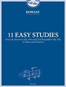 Easy Studies for Piano and Orchestra from J. B. Duvernoy (Op. 276) and J. F. F. Burgmüller (Op. 100)