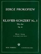 Prokofiev: Konzert fur Klavier und Orch. Nr.1 Des-Dur, op.10