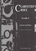 Clarinettist's Choice (Grade 3)(10 Easy Tuneful Pieces)