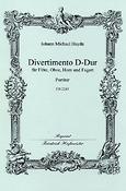Divertimento D-Dur / Stimmen