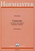 Concerto für Horn, 2 Oboen, B. c.(Fassung für Horn und Klavier [Orgel])
