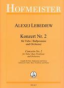 Alexej Lebedjew: Konzert Nr. 2 For Tuba (Basposaune) und Orchester