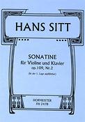 Hans Sitt: Sonatine, op. 109/2