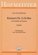 Franz Anton Hoffmeister: Konzert Nr. 3 D-Dur für Double Bass und Orchester