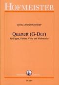 Georg Abraham Schneider: Quartett (G-Dur)