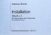 Johannes Reiche: Installation. Musik á 2