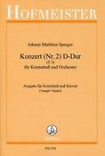 Johann Matthias Sperger: Konzert für Double Bass und Orchester Nr. 2 D-Dur