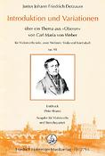 Justus Johann Friedrich Dotzauer: Introduktion und Variationen(über ein Thema aus Oberon von Carl Maria von Weber, op. 98)